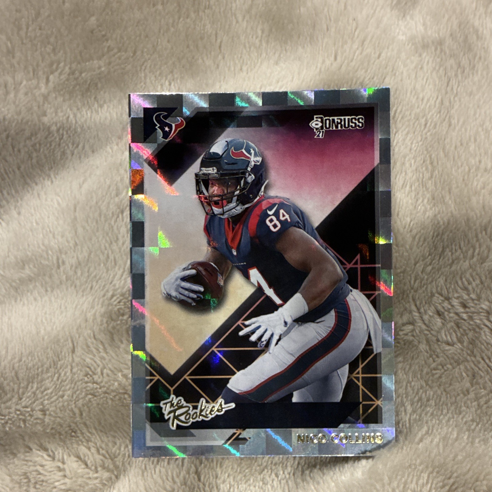 2021 Panini Donruss the Rookies Nico Collins #TR-NCO (RC)