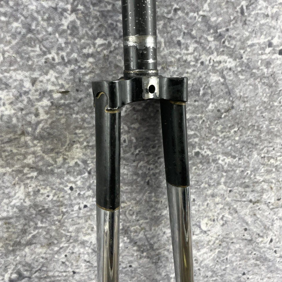 Vintage Dawes Road Bike Fork 27 in 1 inch Threaded Steel Chrome Davis - Image 3 of 4