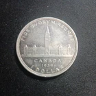 1939 $1 Canada Dollar 80% Silver Coin