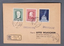 MayfairStamps Austria 1948 Wien Registered to New York NY Cover aax_02011