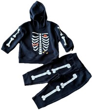 Halloween Jogger Hoodie Pant Set, Size 12 Months