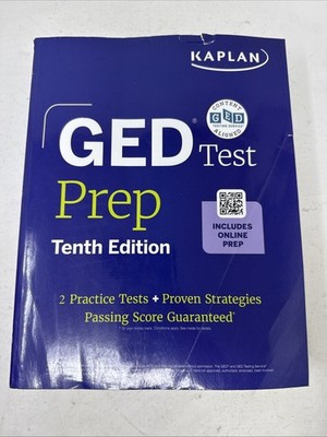 GED Test Prep, Tenth Edition (2026): - Paperback, by Kaplan Test Prep;