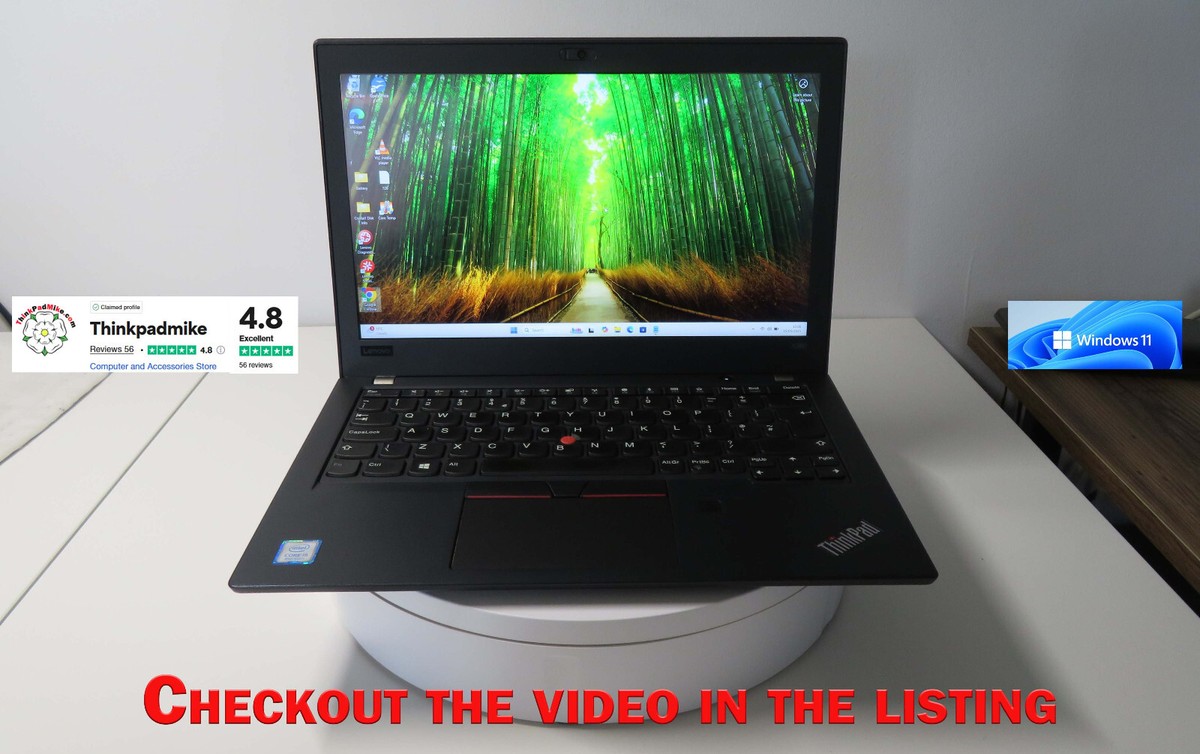 Lenovo Thinkpad x280 i5 8250U 1.6Ghz 8GB RAM 256GB SSD IPS Touch