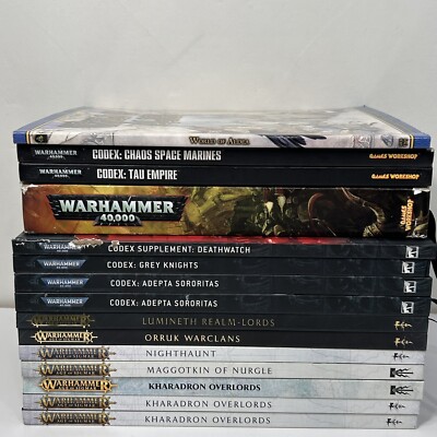 Warhammer 40K Codex Supplement Age Of Sigmar Hardcover RPG Lumineth Realm Tau