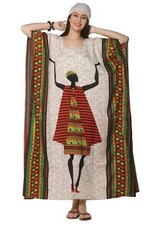 Kaftan Dress Caftan Beach Cover Boho Gown Hippie Beach Women African Plus Size