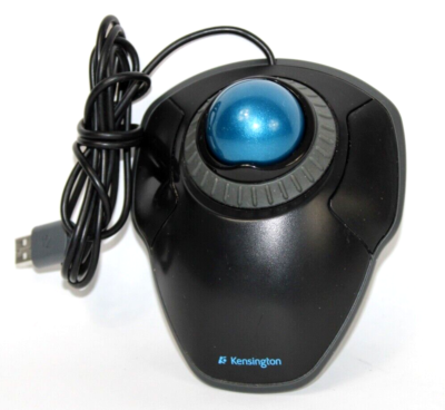 Kensington K72337 Orbit Smooth Trackball with Scroll Ring Marble