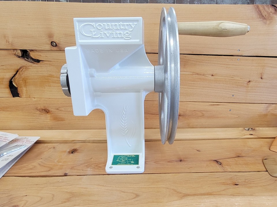 Country Living Grain Mill Hand Crank NonElectric Never Used! eBay