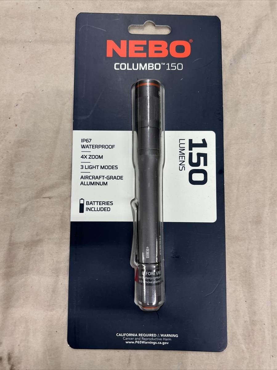 Brand New NEBO NEB-POC-0007 COLUMBO 150 4X ZOOM WATERPROOF 150