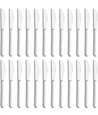 23 Pieces Dinner, Butter Knives Set, 9 Inches Food Grade.Stainless Steel
