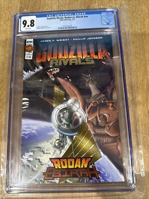 最終値下鈴木慎一郎BLOOD(Waisted garage)CRAZEDEAL Godzilla Rivals: Rodan vs Ebirah CGC 9.8 Graded Comic Pop 1 IDW