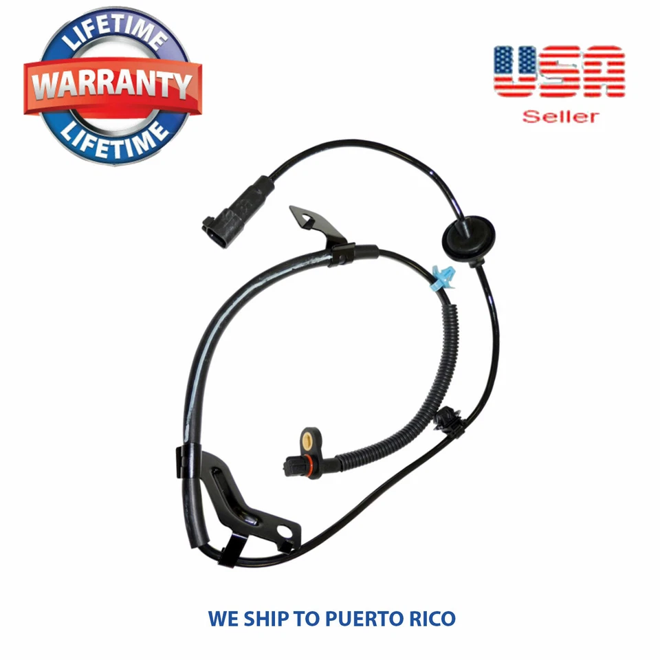 Sensor de velocidad de rueda ABS + CONECTOR trasero izquierdo para tracción delantera Dodge Caliber Jeep Compase  Foto 3 de 4