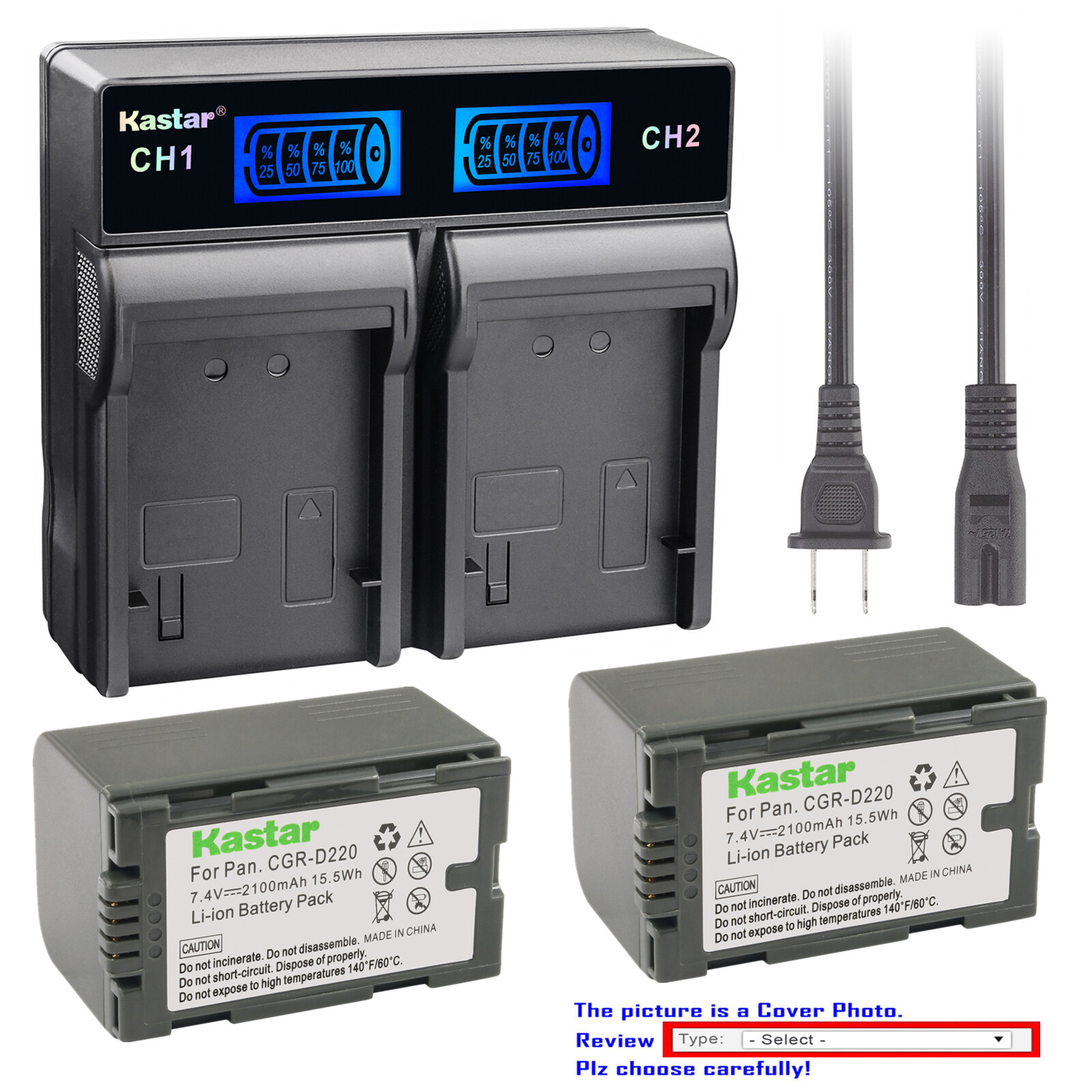 Panasonic Battery Watson CGA-D54 Lithium-Ion Battery Pack