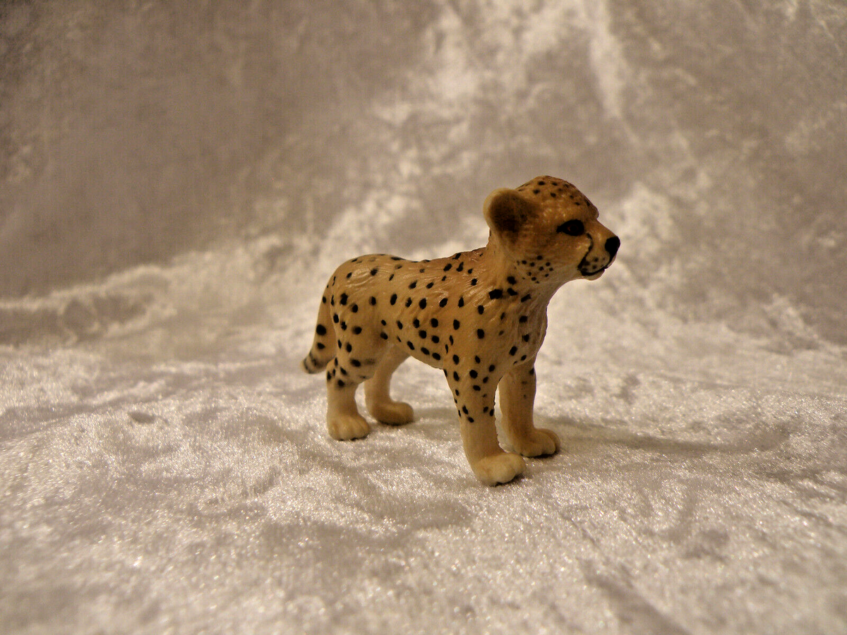 SCHLEICH WORLD OF NATURE 2003 CHEETAH CUB KITTEN VERY NICE SEE