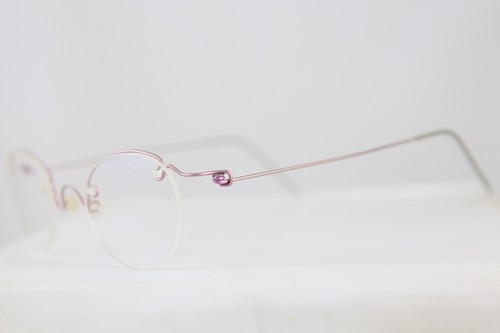 NEW VINTAGE TITANIUM WIRE RIMLESS EYEGLASSES BRILLE | eBay