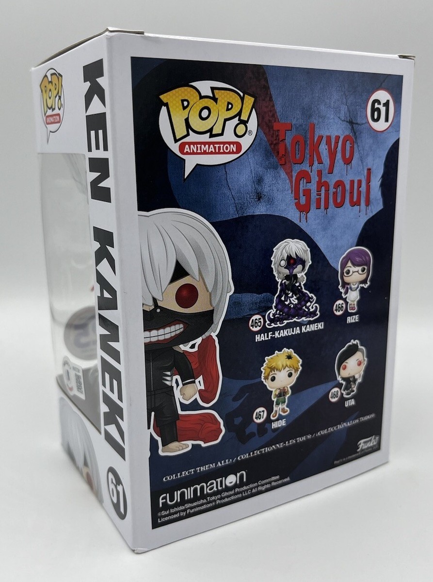 ファンコポップ　ロキセット KEN KANEKI TOKYO GHOUL AUSTIN TINDLE SIGNED FUNKO POP 61 CHROME R