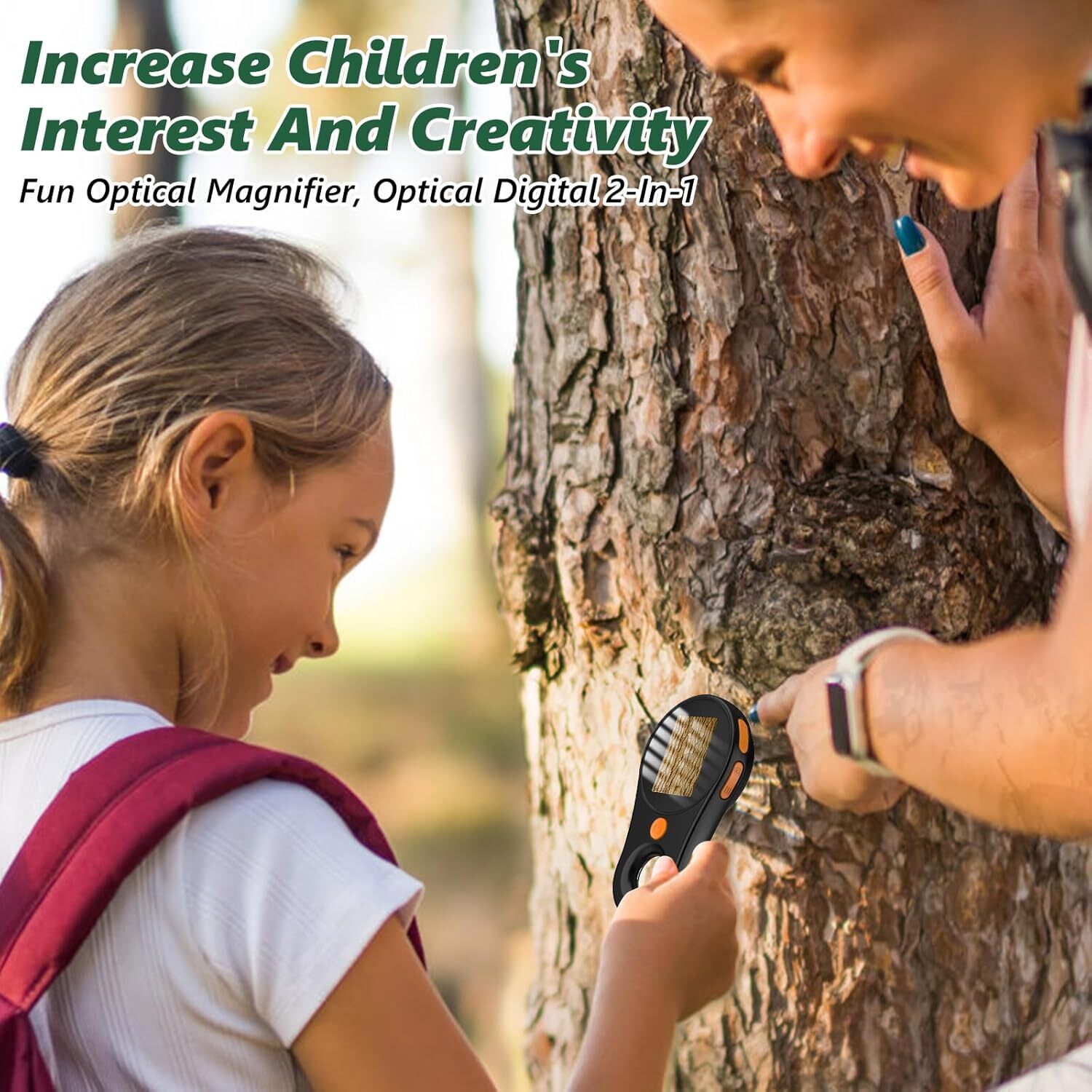 Portable Microscope Microscope with 8 LED 500x Mini Microscope Optical Magnifier