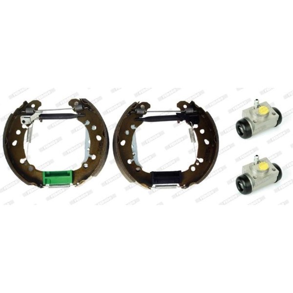 Ferodo Bremsbackensatz Bremsbacken Hinten FüR Toyota Yaris _P9_ SCP9_ NSP9_-image