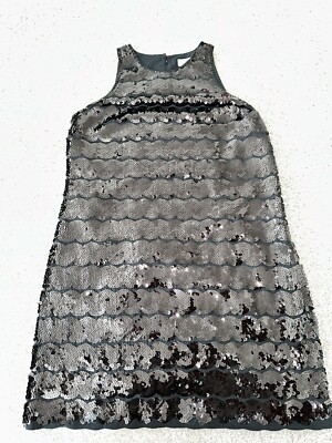 Vineyard Vines Sequined Semi-Formal Black Mermaid Dress Size 4 | eBay