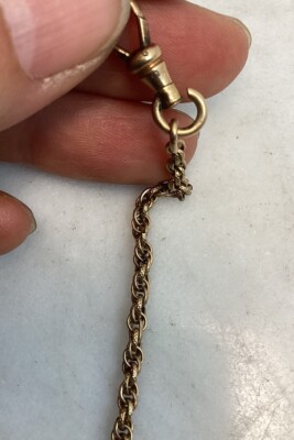 Antique Vintage SIMMONS Gold Filled Watch Chain Fob | eBay