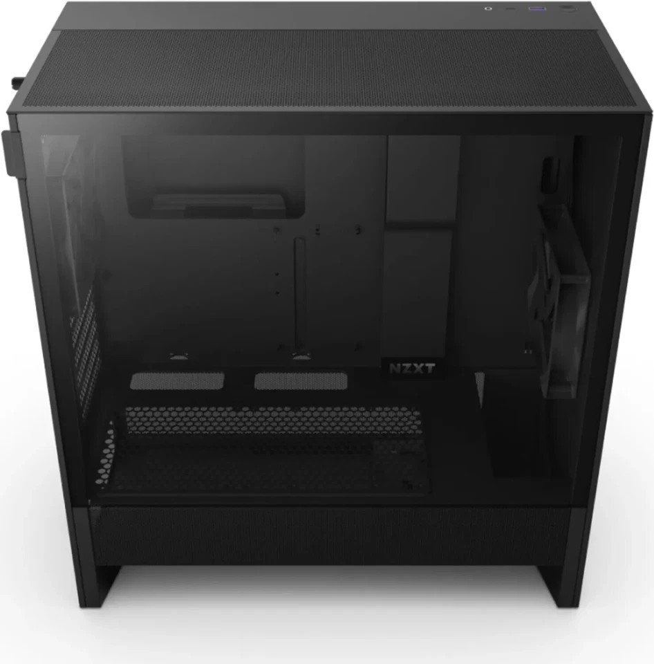 NZXT H5 Flow 2024 Midi Tower ATX Gehäuse schwarz mit Sichtfenster - Bild 4 von 4