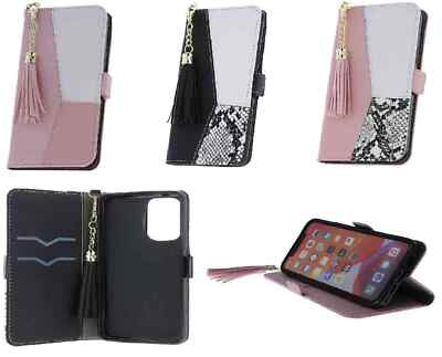 HandyTasche Hülle Für Apple iPhone 14 / Pro / Plus / Max Case Bunt Muster Reize