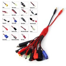 19in 1 RC Lipo Battery Multi Charging Lead Adapter Cable Wire 19 Different Plugs