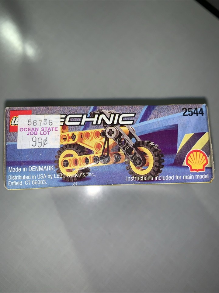 LEGO Technic 2544 Promo Stunt Motorcycle Shell Gas #10 BRAND NEW SEALED ...