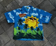 Vintage Hawaiian Tropic Button Up Shirt Men  s Large Beach Tropical Vacation Sun