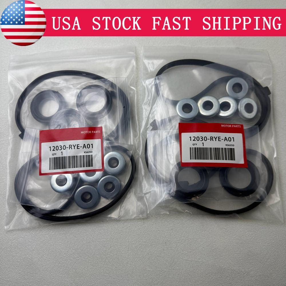 2pcs Valve Cover Gasket Kit Fits For Honda Acura V6 3.0 3.5 SEALED Accord MDX US