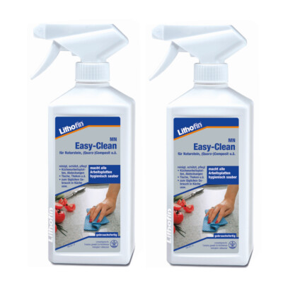 Lithofin MN Easy Clean Steinreiniger Sprühflasche Natursteinreiniger  2 x 500 ml