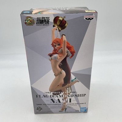 One Piece Stampede Flag Diamond Ship NAMI Figure Banpresto Japan