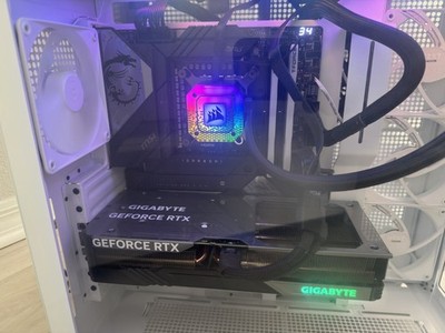 White Gaming PC Intel Core I7, 4080 Super, 32GB Ram, 2TB SSD, Windows 11 Home