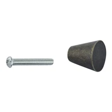 1Pc Conical Drawer Door Knob Antique Bronze Pull Handle for Home Office School