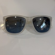 Cole Haan CH8503 Square Polarized Sunglasses Matte Crystal 55-16-145