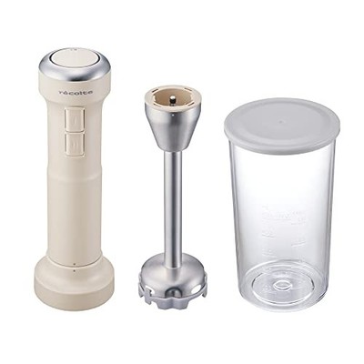 recolte RHB-2 W Cordless Hand Blender Compact USB Rechargeable Perfect for Baby