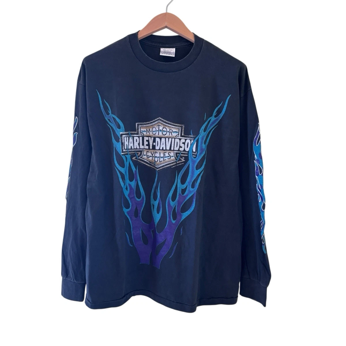 Harley-Davidson Blue Long Sleeve Shirts for Men for sale | eBay