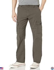 Wrangler Authentics Men's Stretch Cargo Pants - Relaxed Fit, Durable Comfort