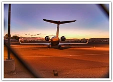 Aircraft  Aeroplane Aviation Jet  propeller Plane Transportation Postcard 04207