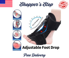 Night Splints Plantar Fasciitis Pain Relief Adjustable Foot Drop Ankle Brace ...