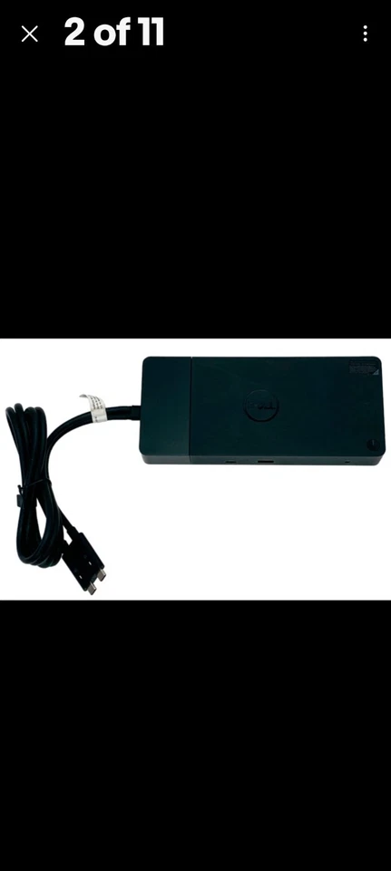 OEM Dell WD19TB Thunderbolt USB-C Docking Station K20A001 With 240W Adapter - Image 2 of 4