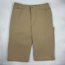 Lauren Ralph Lauren Women's Pants 10 Khaki Cotton Spandex Blend Straight Leg