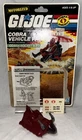 GI Joe Cobra Rocket Sled 100% Complete Uncut Card Stickers Instructions 1988