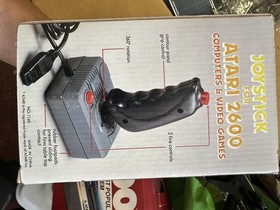 Atari 2600 Video Game Console Black RF Connectivity Box Plays Hundreds of Games