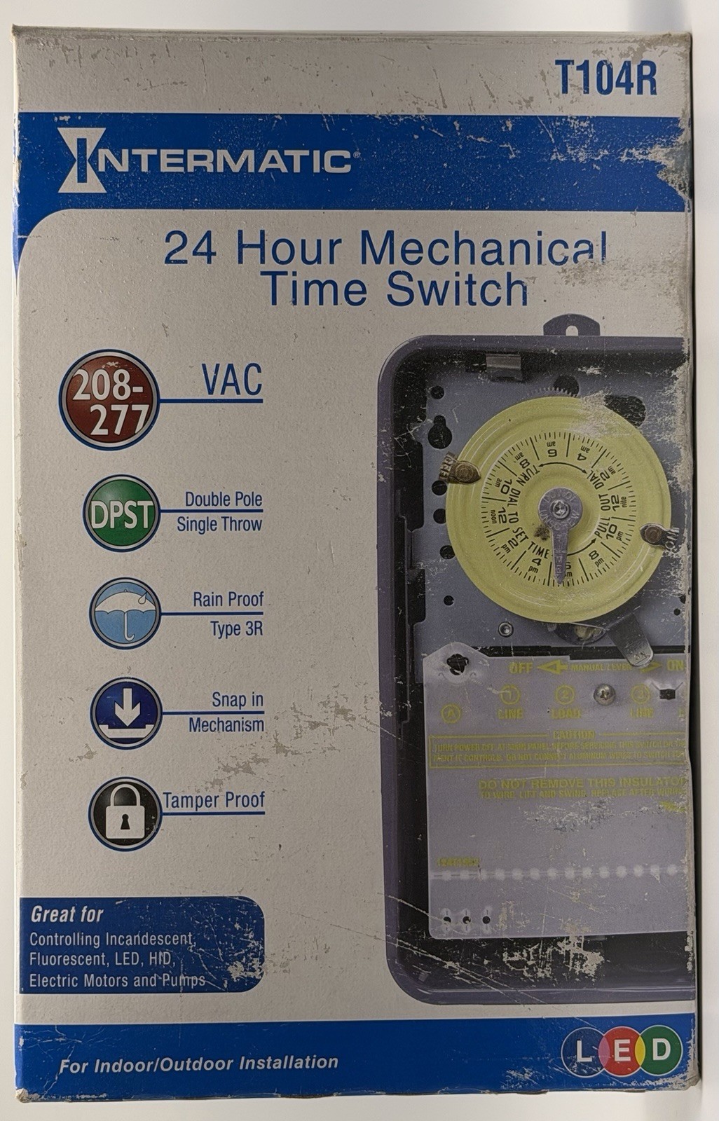 Intermatic Empty Metal Enclosure Box Replacement Type 3R T100 Series | eBay