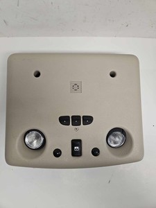 03-07 Hummer H2 Tan Overhead Roof Center Console Dome Light Sunroof Controls Oem