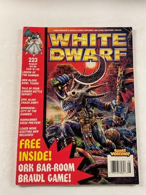 White Dwarf #223 August Mordheim: City Of The Damned Warhammer Necromunda