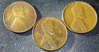 1936 Wheat Penny Set P D S Three Coins