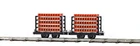 Busch H0f 12203 2 brick transport trolley