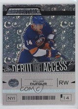 2023 Upper Deck Credentials Debut Ticket Access /799 Tier 2 William Dufour 1pu4
