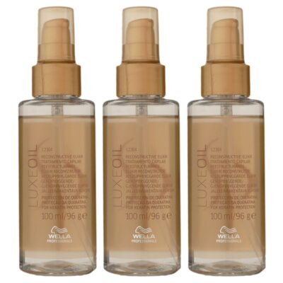 Wella SP Luxe Oil 3 x 100 ml Reconstructive Elixir Haaröl Set